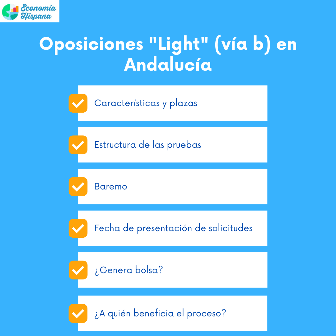 Convocatoria de oposiciones “light” en Andalucía