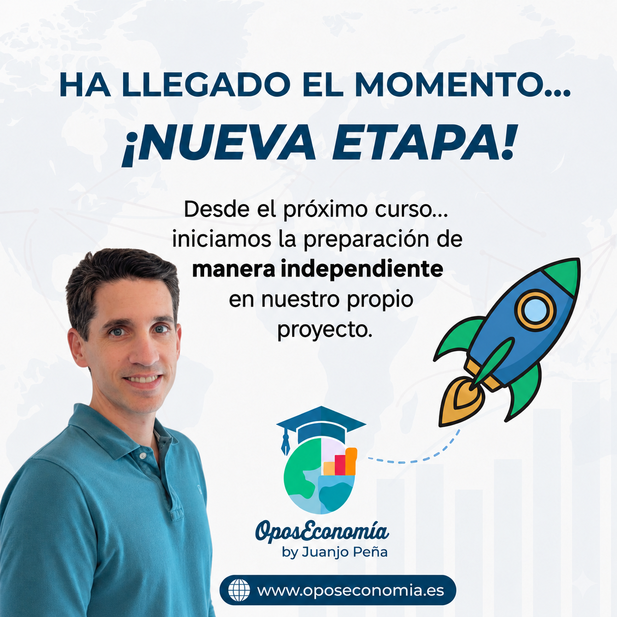 «¡Nueva etapa! Toda la preparación de oposiciones se muda a OposEconomia.es